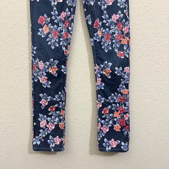 CITIZENS OF HUMANITY Mandy Jeans Floral High Rise Retro Slim Roll Up - Picture 4 of 16